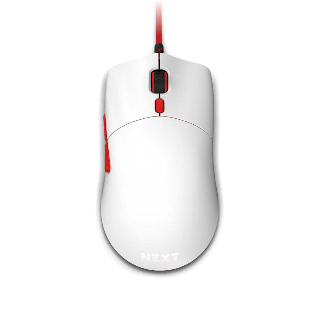 NZXT LIFT Lightweight Ambidextruose Mouse - White NZXT LIFT Lightweight Ambidextruose Mouse - White